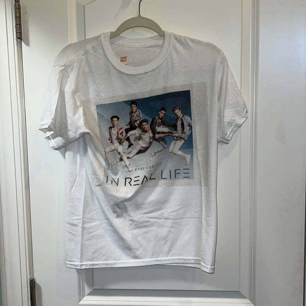 in real life band custom made shirt